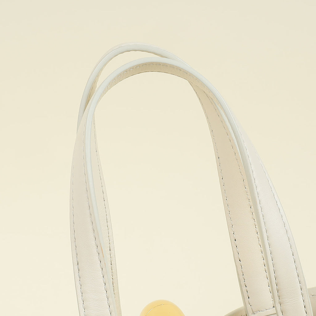 Jacquemus Light Ivory Le Petit Bambola Bucket Bag