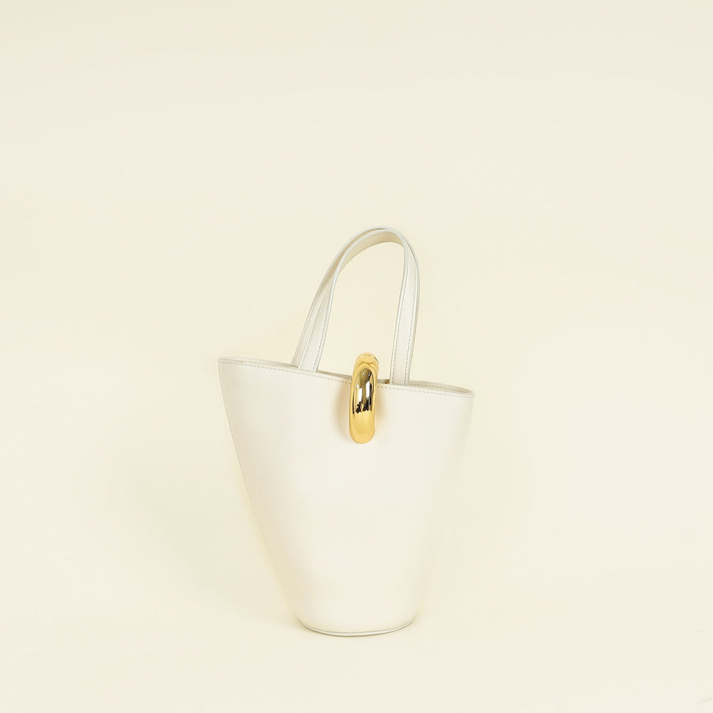 Jacquemus Light Ivory Le Petit Bambola Bucket Bag