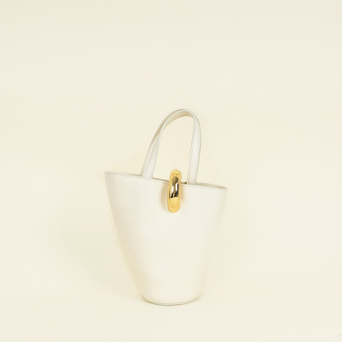 Jacquemus Light Ivory Le Petit Bambola Bucket Bag