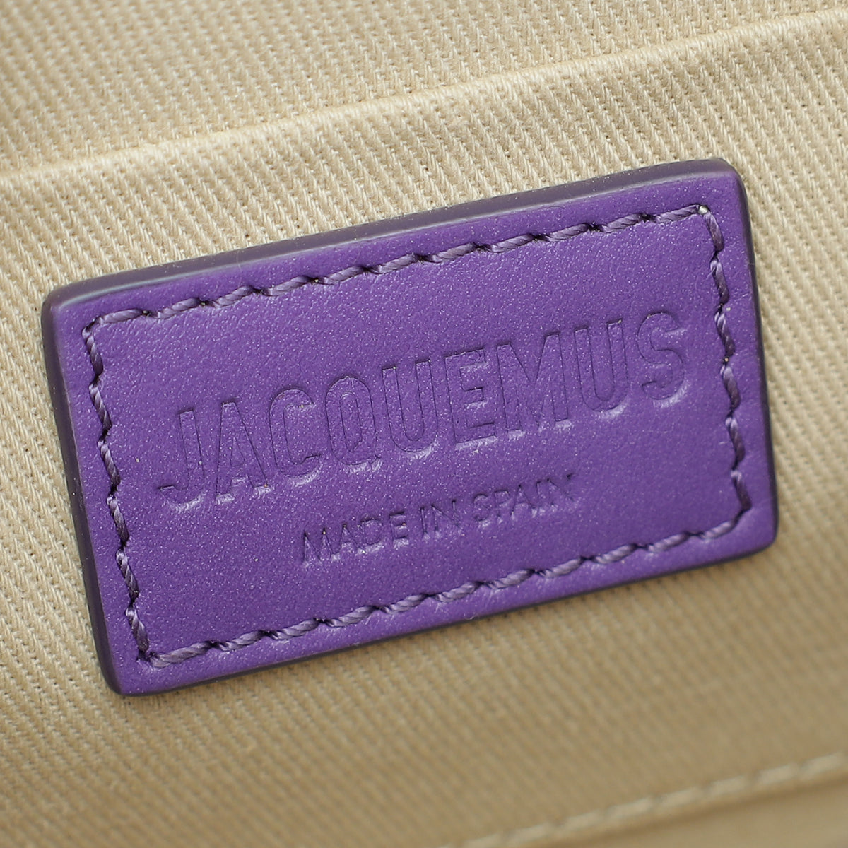 Jacquemus Purple Le Chiquito Noeud Le Raphia Coiled Handbag