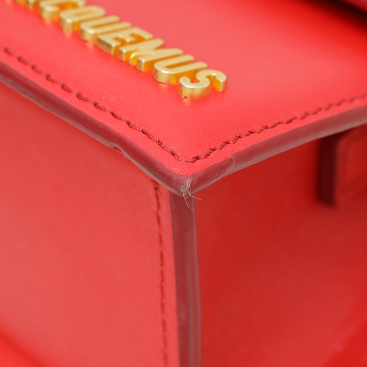 Jacquemus Red Le Chiquito Noeud Les Classiques Coiled Handle Bag