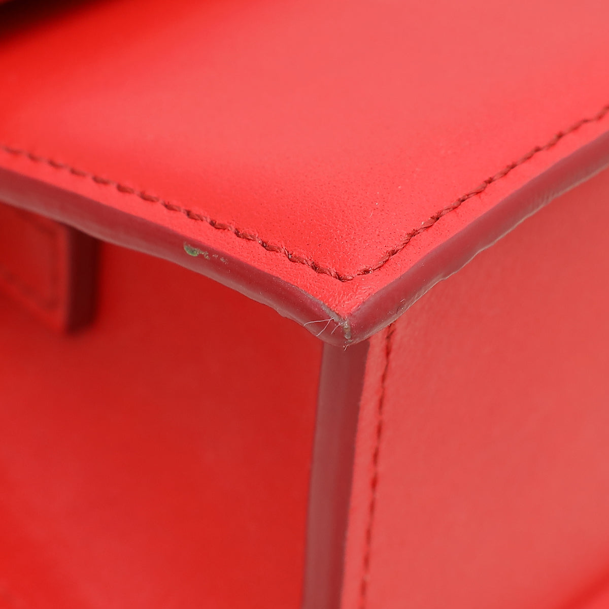 Jacquemus Red Le Chiquito Noeud Les Classiques Coiled Handle Bag