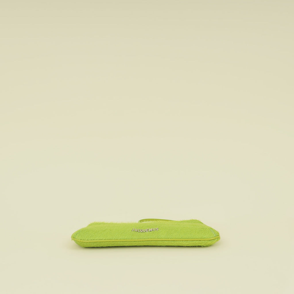 Jacquemus Kiwi Le Bisou Perle Zip Shoulder Bag