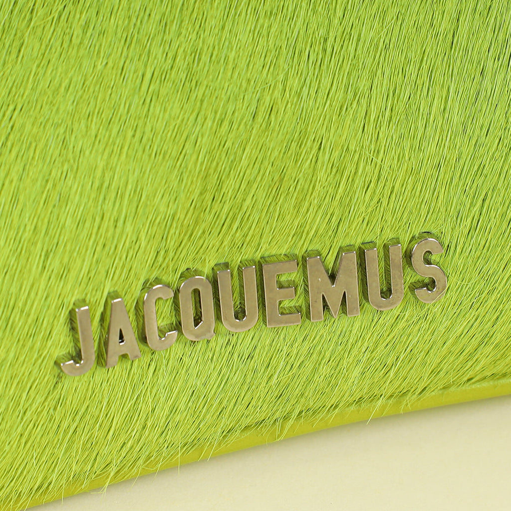 Jacquemus Kiwi Le Bisou Perle Zip Shoulder Bag