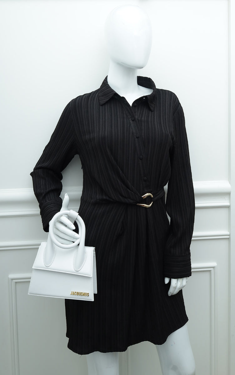 Jacquemus White Le Chiquito Noeud Les Classiques Bag