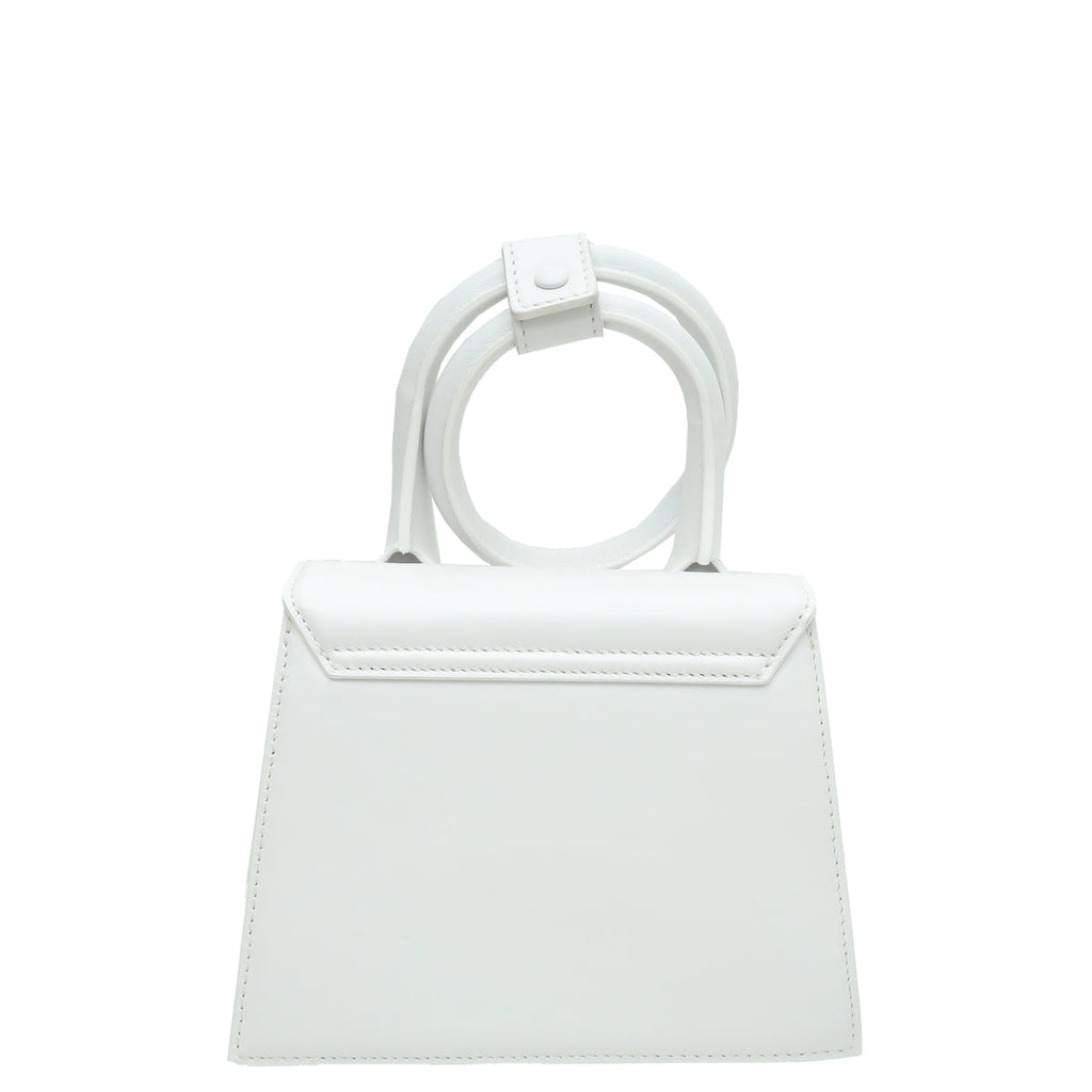 Jacquemus White Le Chiquito Noeud Les Classiques Bag