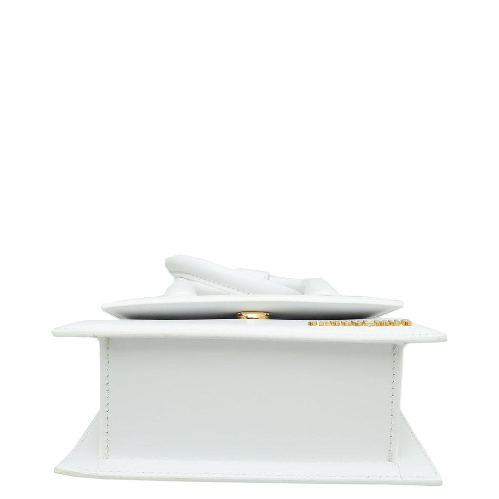 Jacquemus White Le Chiquito Noeud Les Classiques Bag