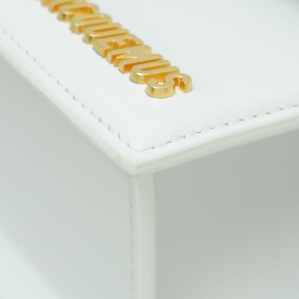 Jacquemus White Le Chiquito Noeud Les Classiques Bag