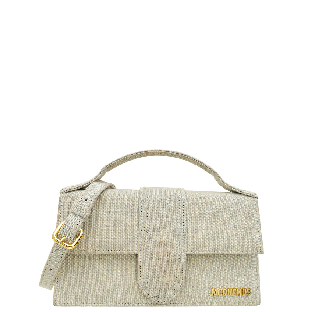 Jacquemus Light Greige The large Bambino Les Classiques Bag