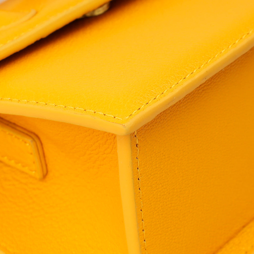 Jacquemus Yellow Le Chiquito Noeud Bag
