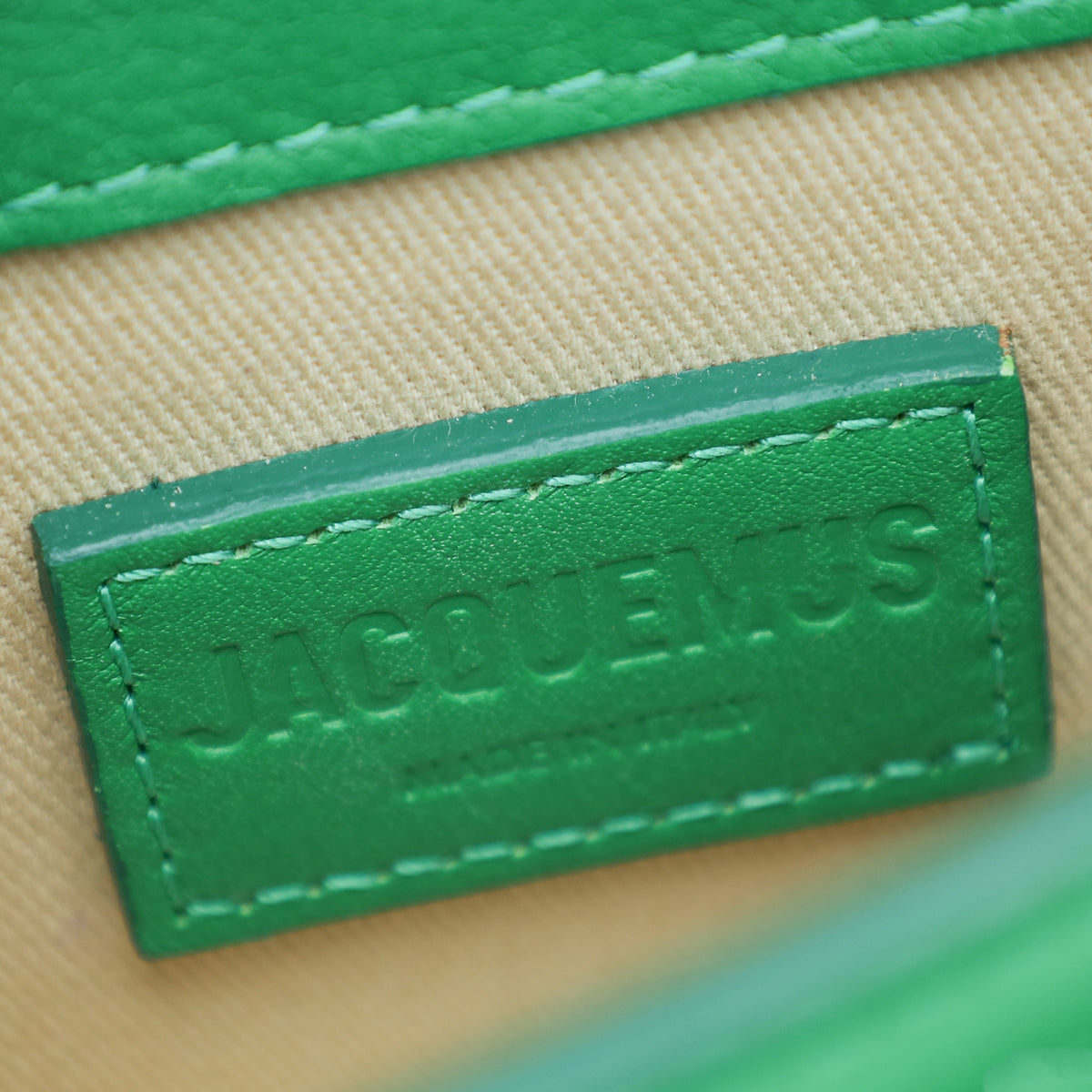 Jacquemus Green Le Chiquito Les Classiques Bag