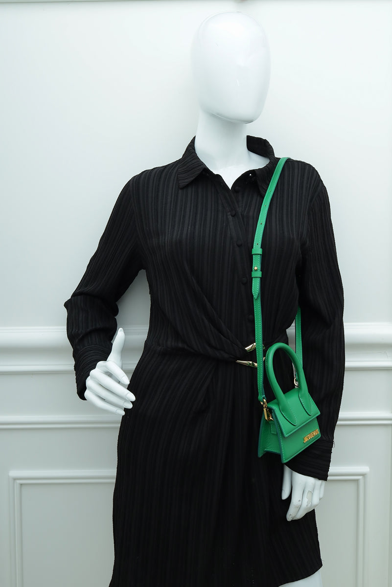 Jacquemus Green Le Chiquito Les Classiques Bag