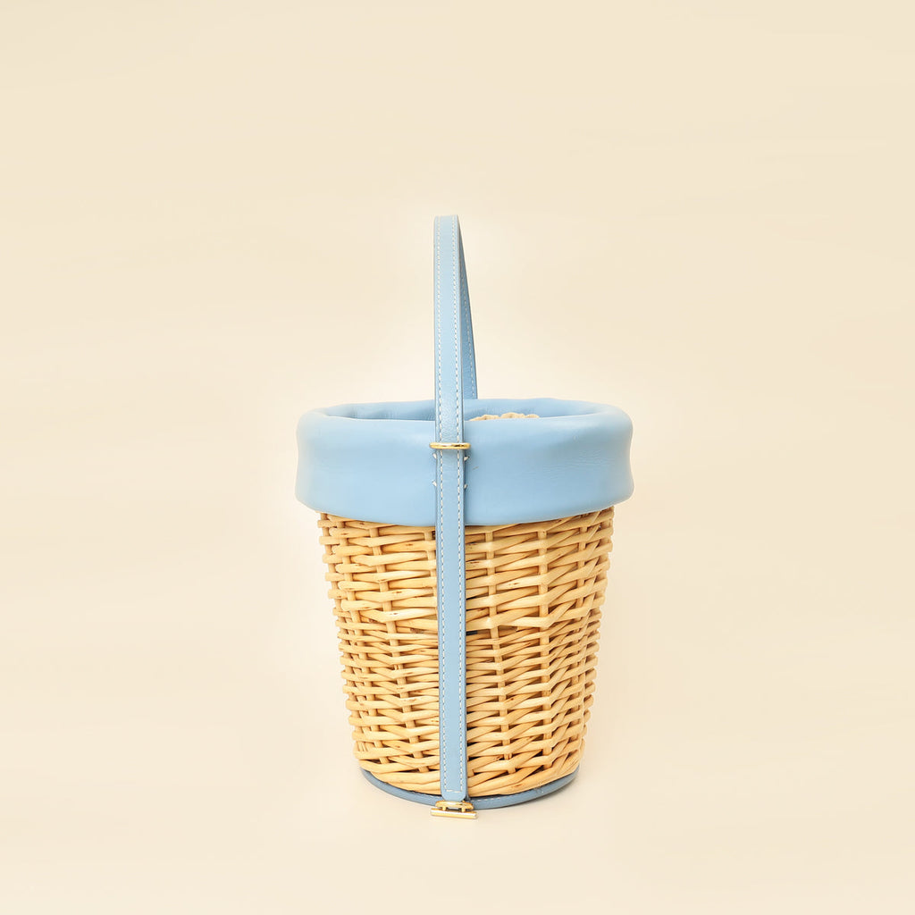 Jacquemus Wicker Le Panier Seau Bucket Bag