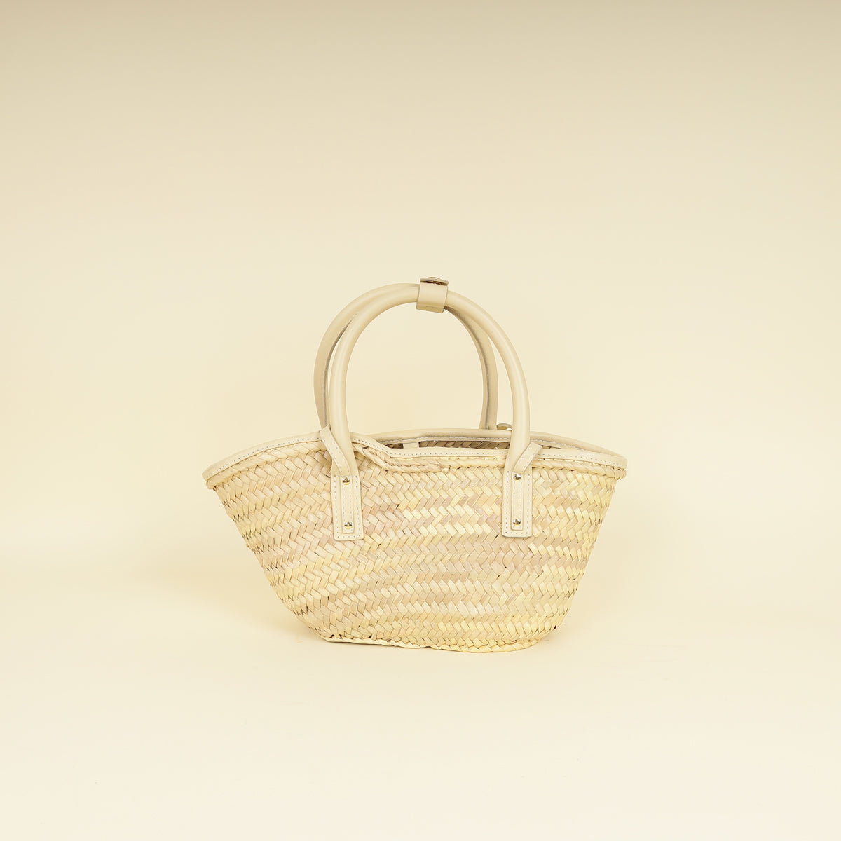 Jacquemus Ivory The Small Soli Basket Les Classique Bag