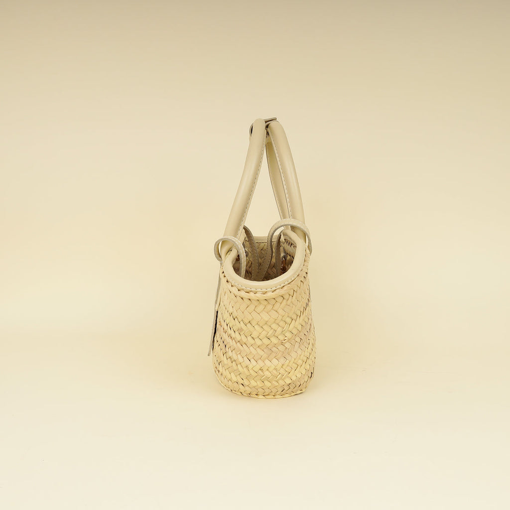 Jacquemus Ivory The Small Soli Basket Les Classique Bag