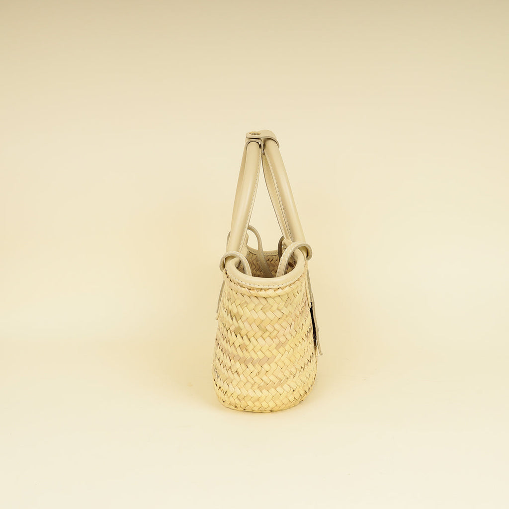 Jacquemus Ivory The Small Soli Basket Les Classique Bag
