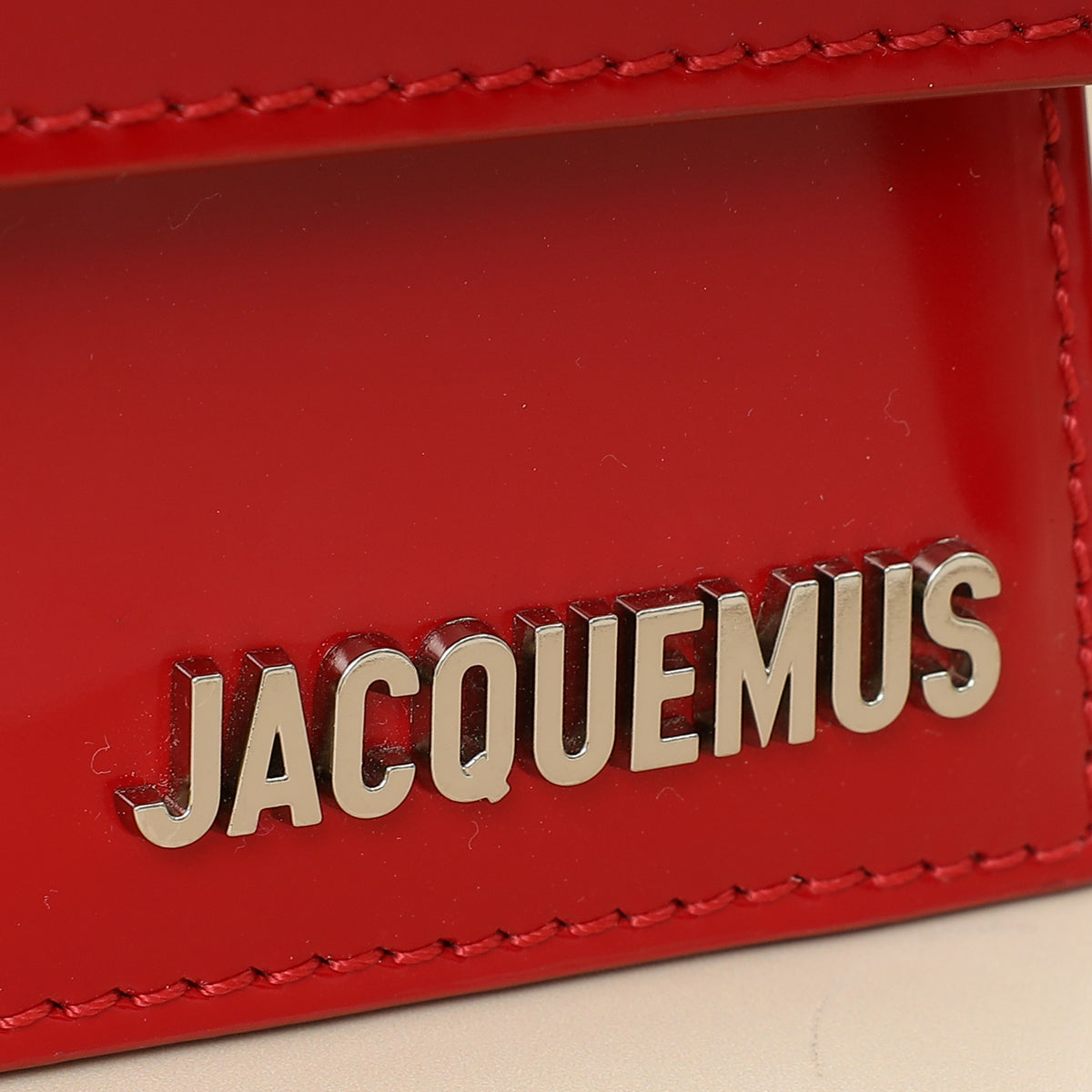 Jacquemus Red Le Chiquito Long Boucle Bag