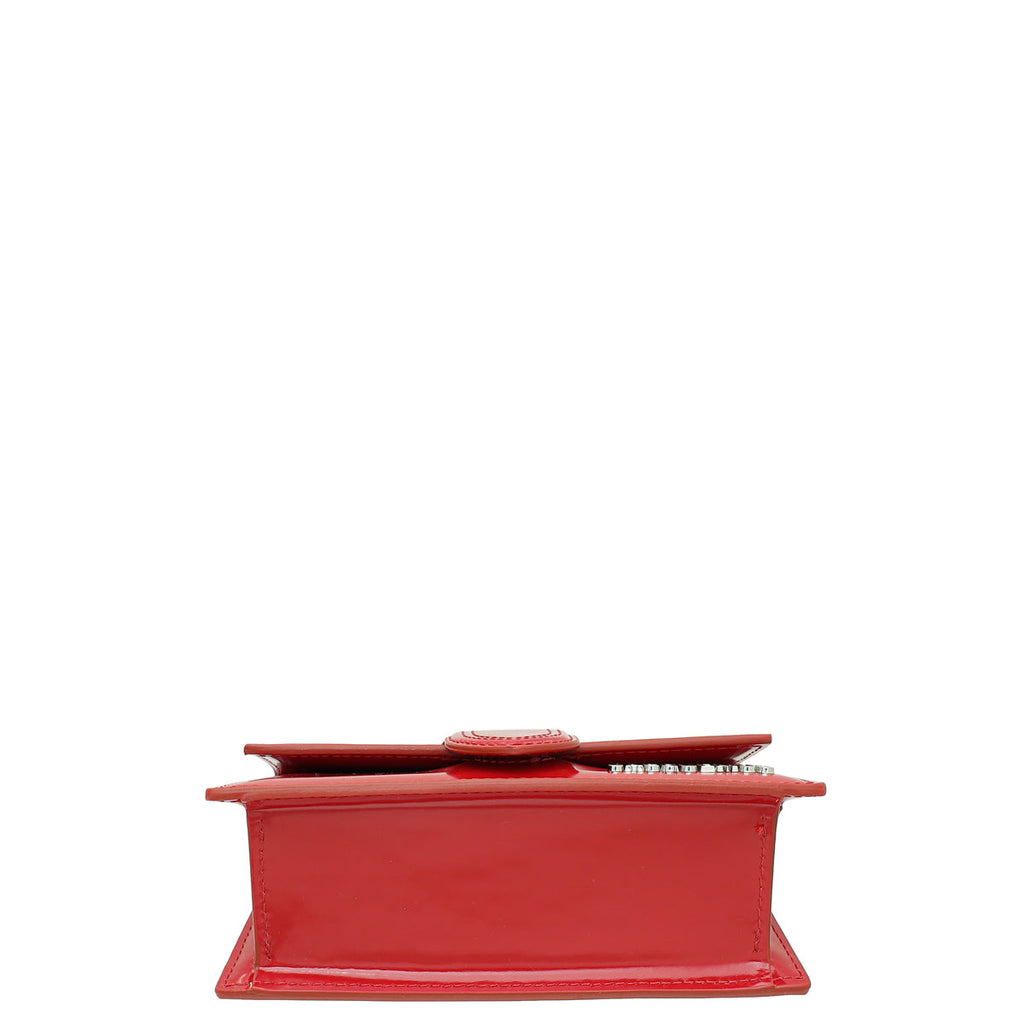 Jacquemus Red Le Bambino Le Chouchou Small Flap Bag