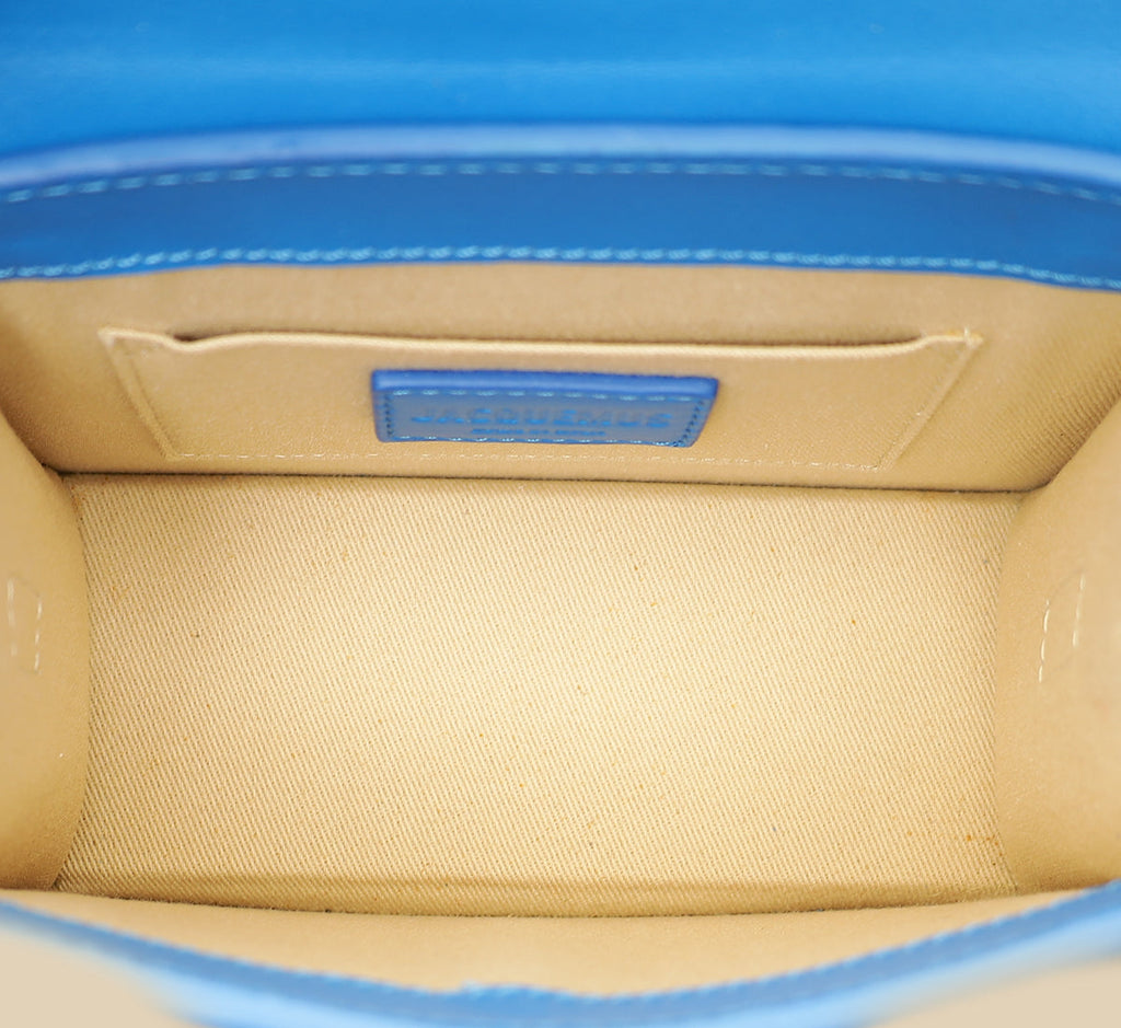 Jacquemus Blue Le Chiquito Noeud Bag