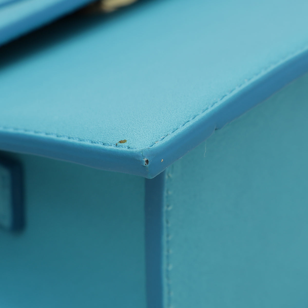 Jacquemus Turquoise Le Chiquito Medium Top-Handle Bag
