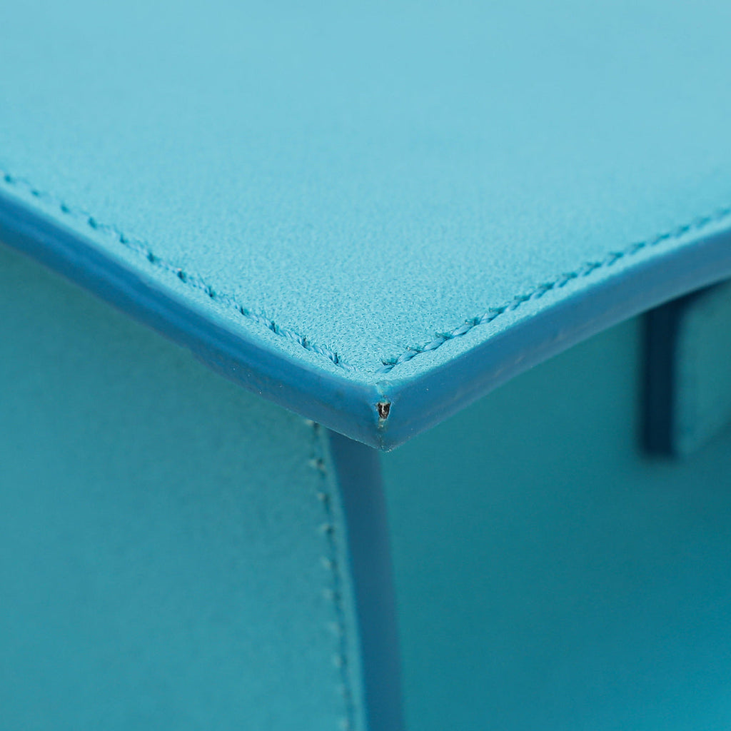 Jacquemus Turquoise Le Chiquito Medium Top-Handle Bag