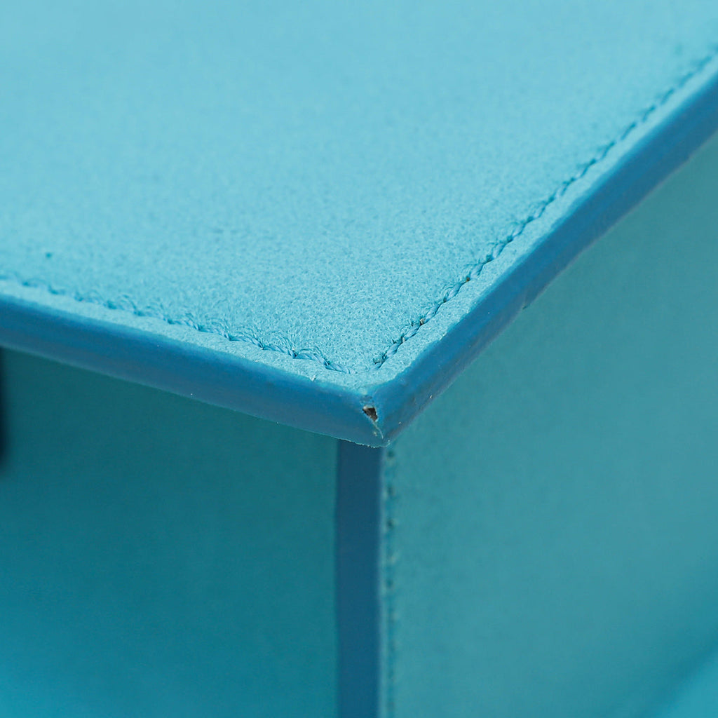 Jacquemus Turquoise Le Chiquito Medium Top-Handle Bag