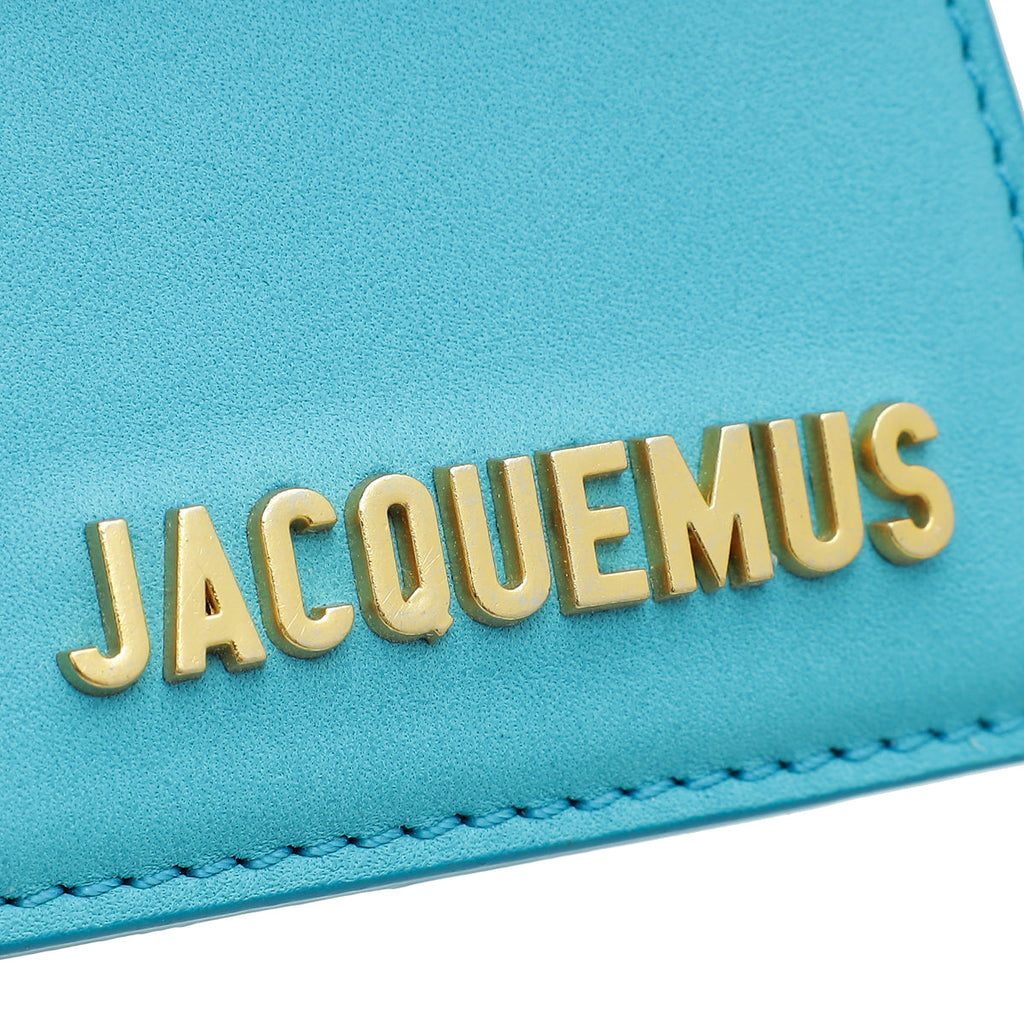 Jacquemus Turquoise Le Chiquito Medium Top-Handle Bag