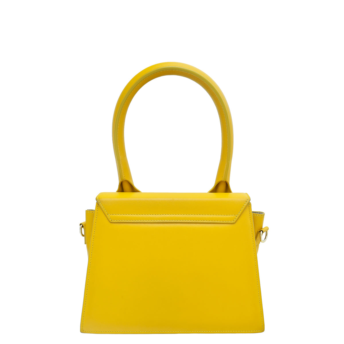 Jacquemus Yellow Le Chiquito Noeud Top Handle Large Bag
