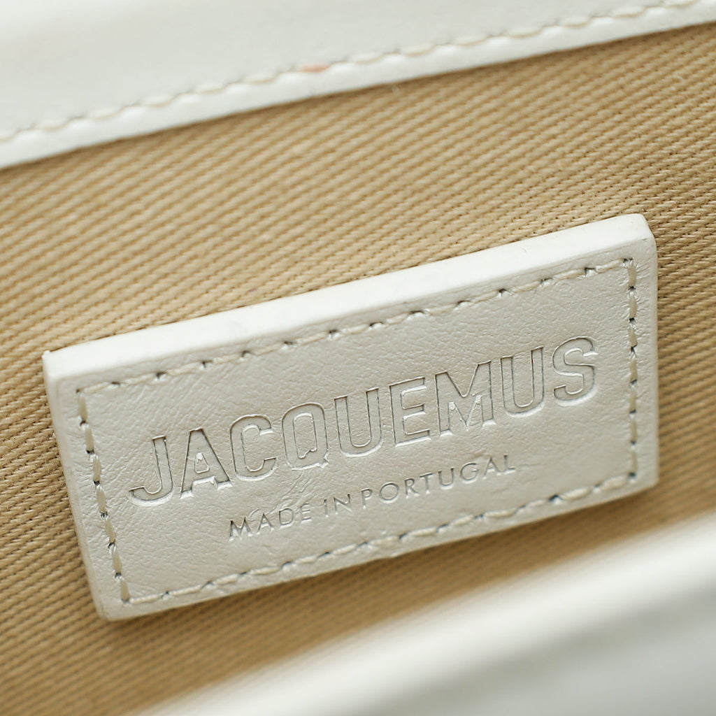 Jacquemus White Le Chiquito Signature Mini Bag