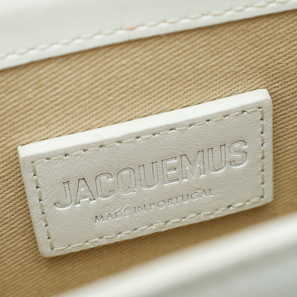 Jacquemus White Le Chiquito Signature Mini Bag