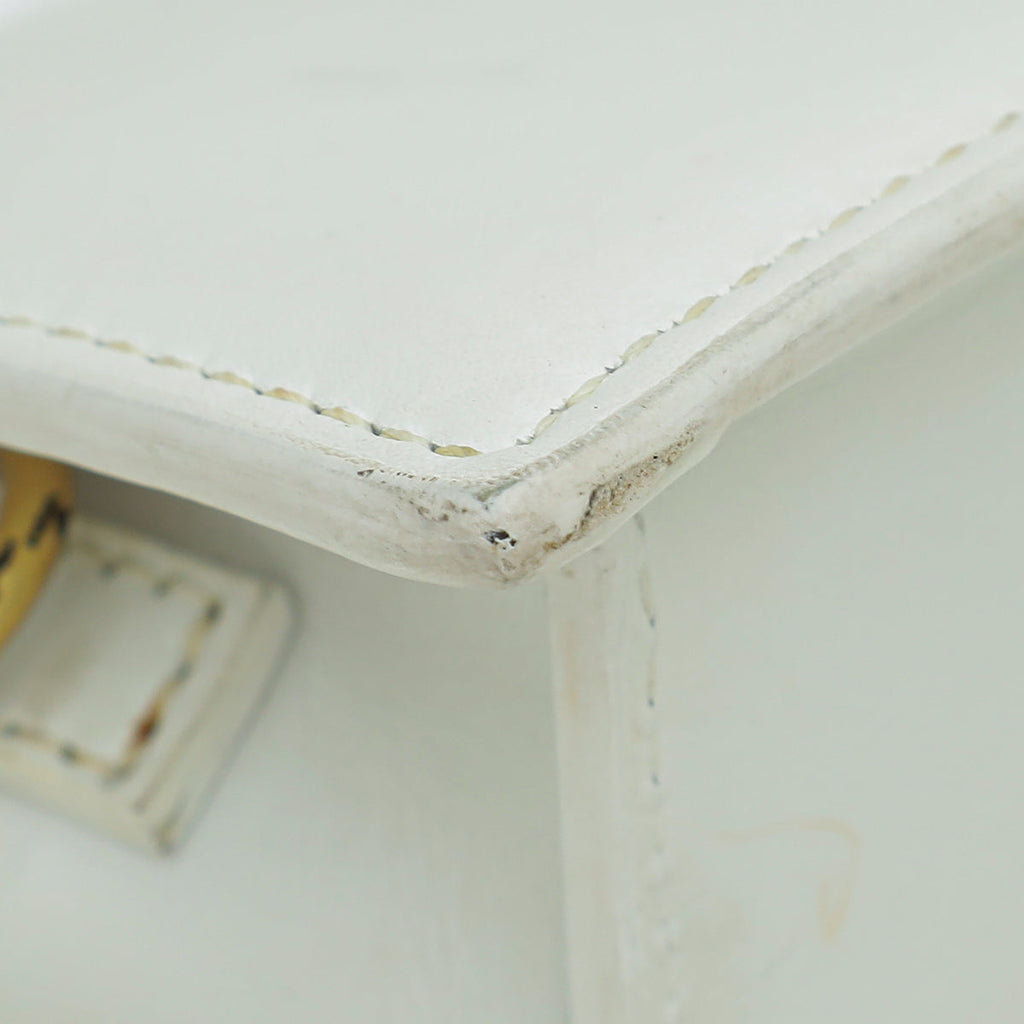 Jacquemus White Le Chiquito Signature Mini Bag