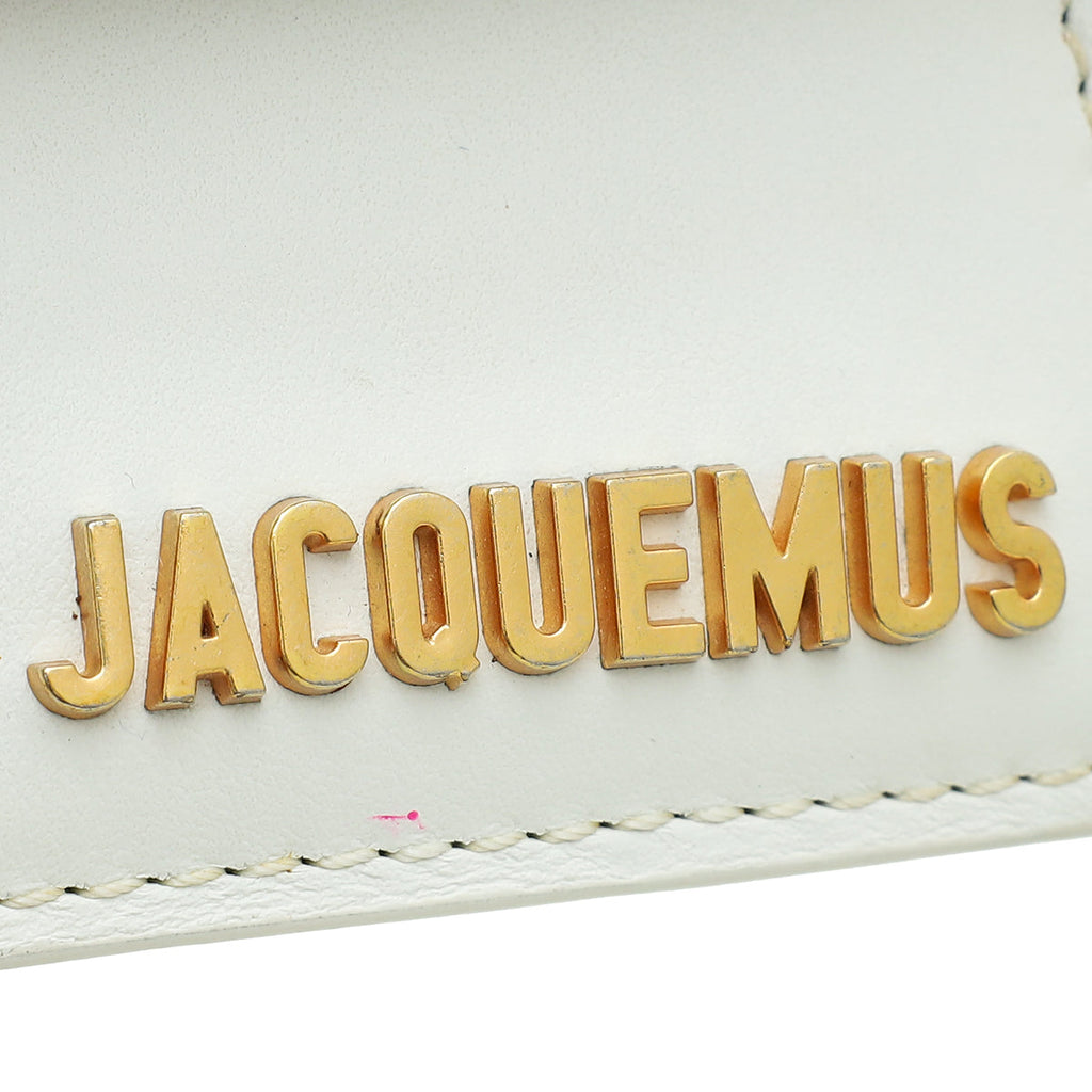 Jacquemus White Le Chiquito Signature Mini Bag