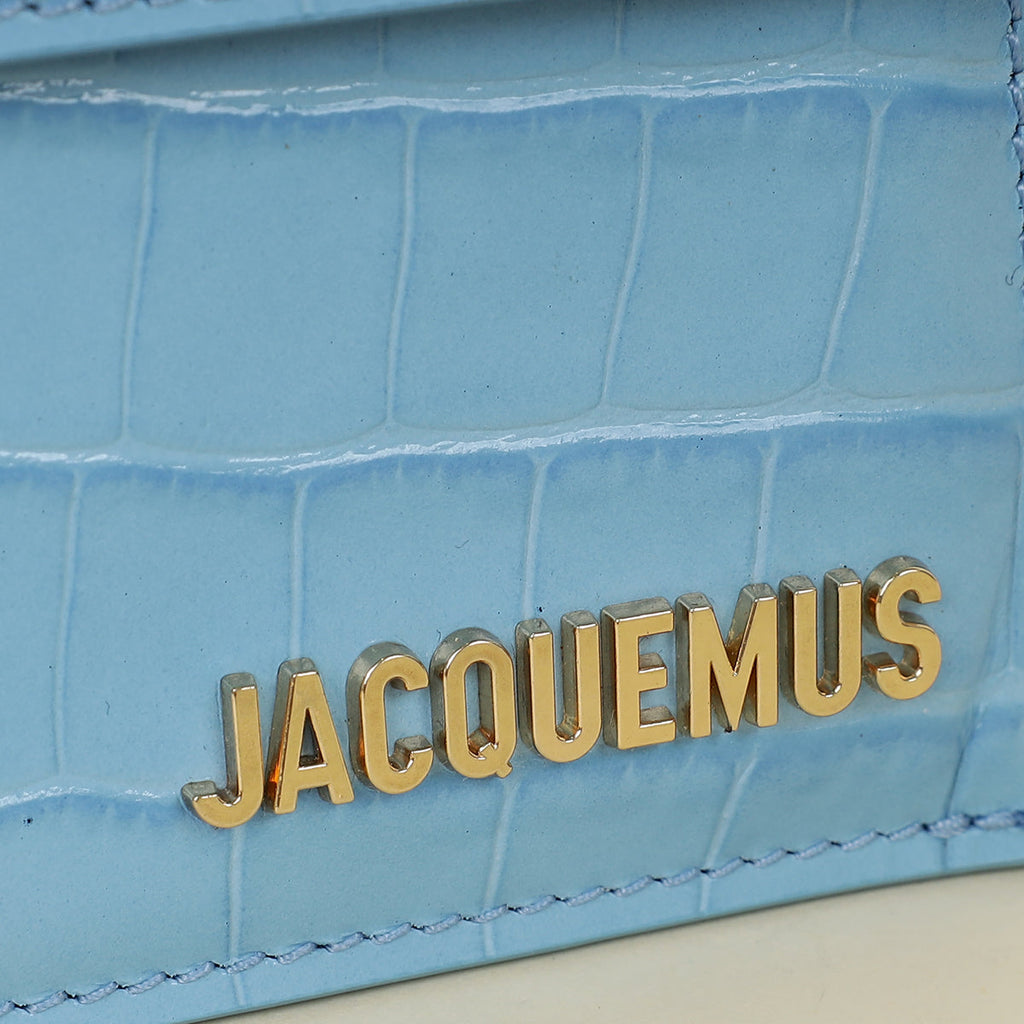 Jacquemus Gradient Blue Le Grand Bambino Crossbody Flap Bag