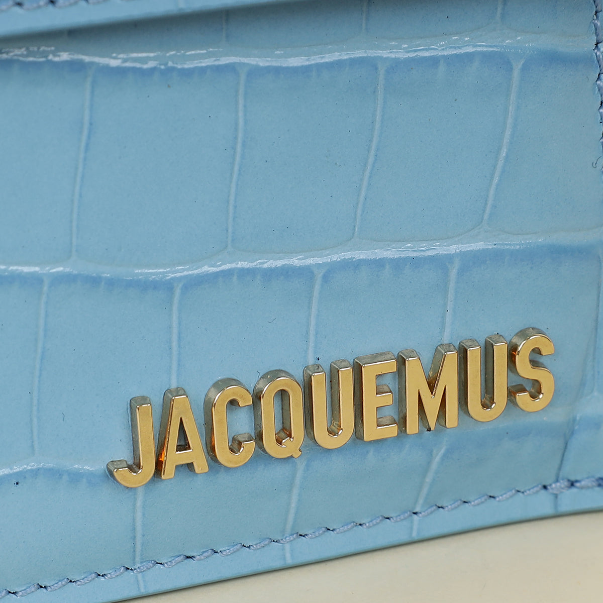 Jacquemus Gradient Blue Le Grand Bambino Crossbody Flap Bag