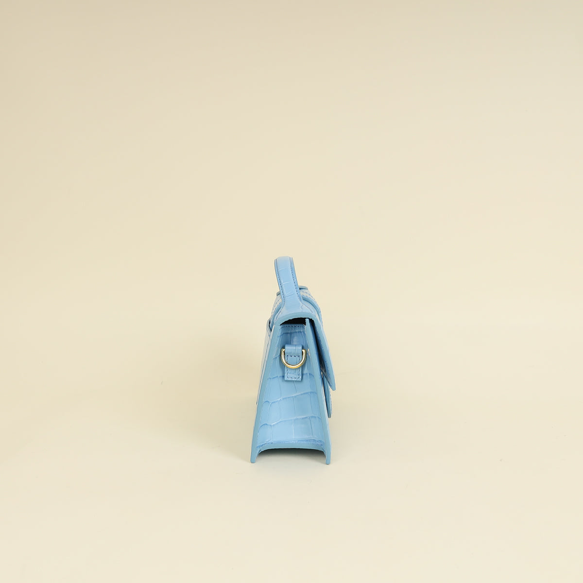 Jacquemus Gradient Blue Le Grand Bambino Crossbody Flap Bag