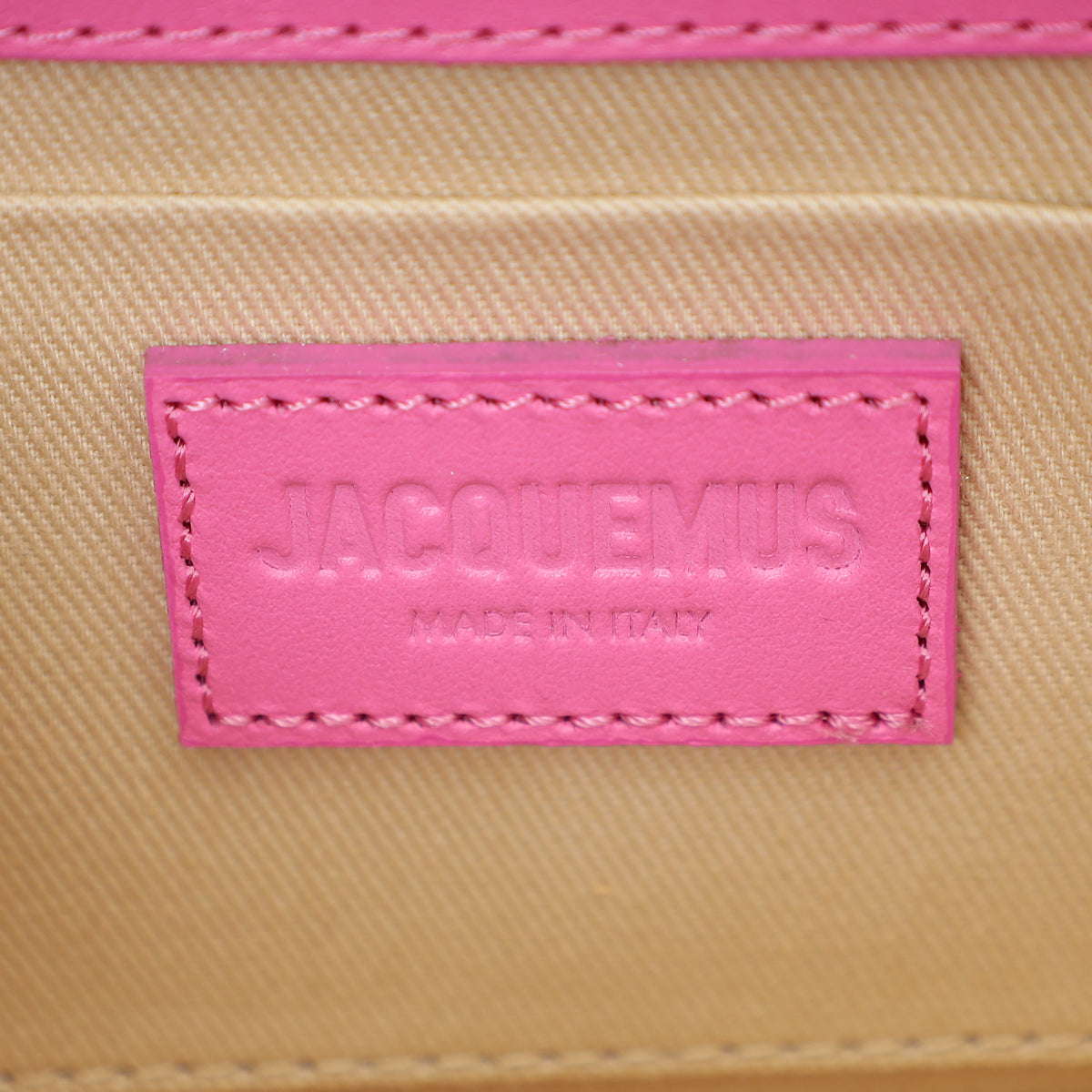Jacquemus Pink The Long Chiquito Bag