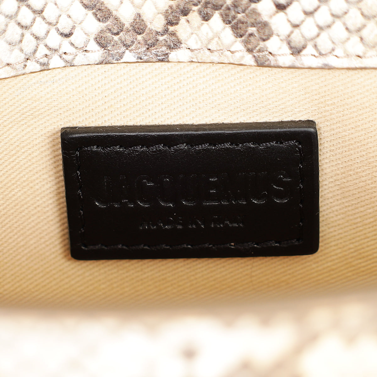 Jacquemus Beige The Bambino Bag