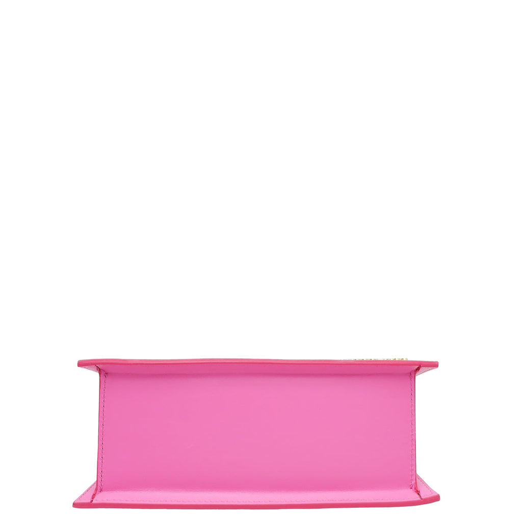 Jacquemus Neon Pink Le Grand Chiquito Top-Handle Large Bag