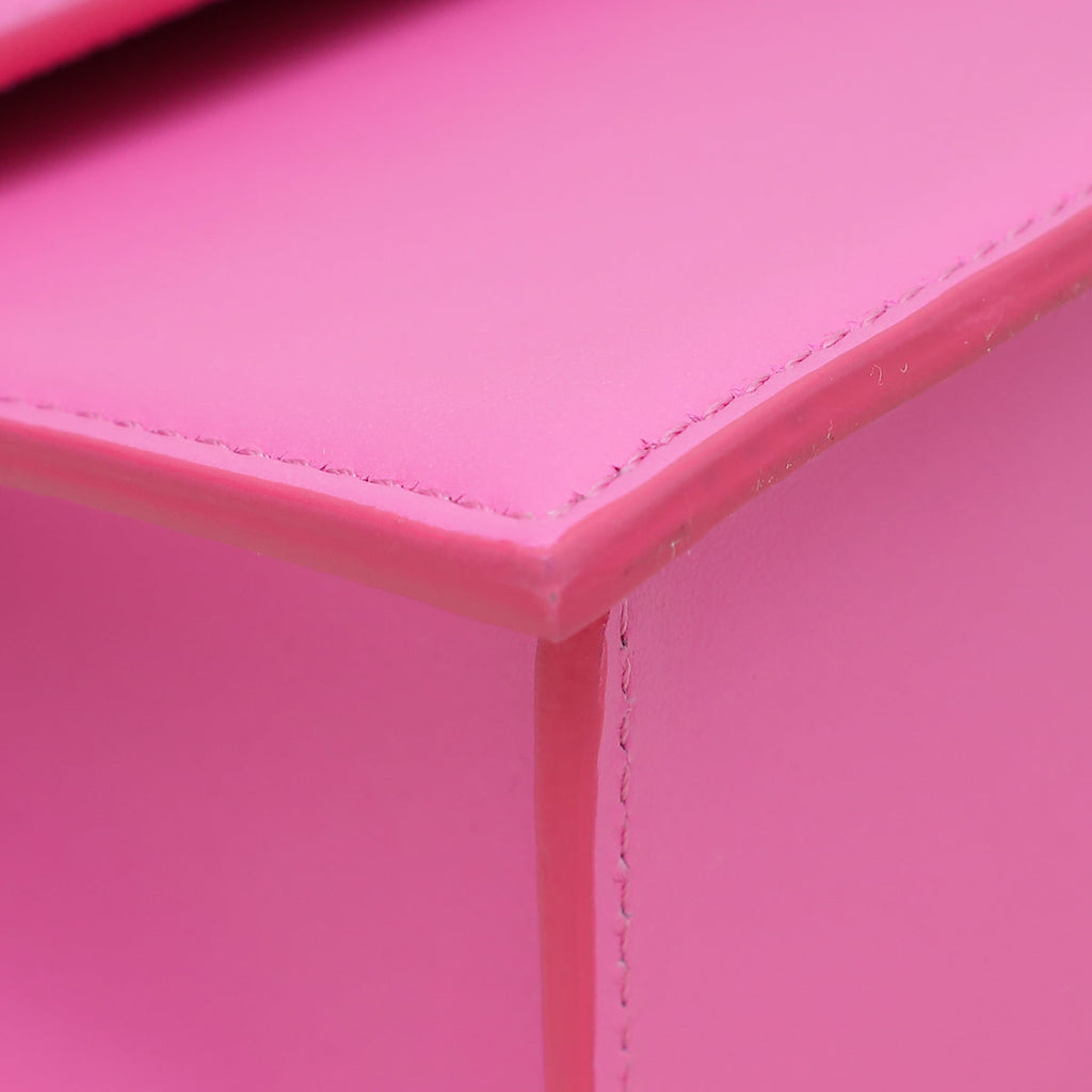 Jacquemus Neon Pink Le Grand Chiquito Top-Handle Large Bag