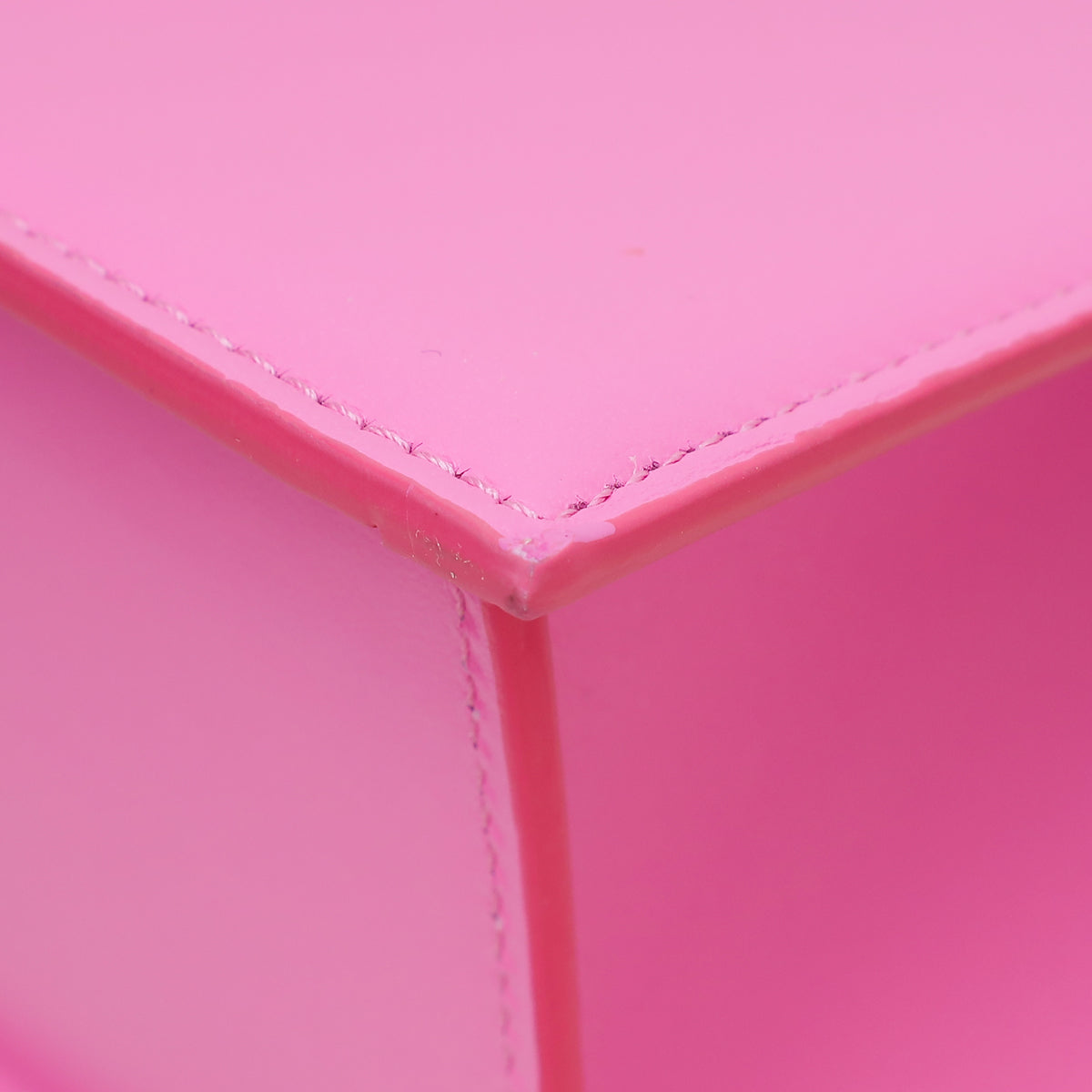 Jacquemus Neon Pink Le Grand Chiquito Top-Handle Large Bag