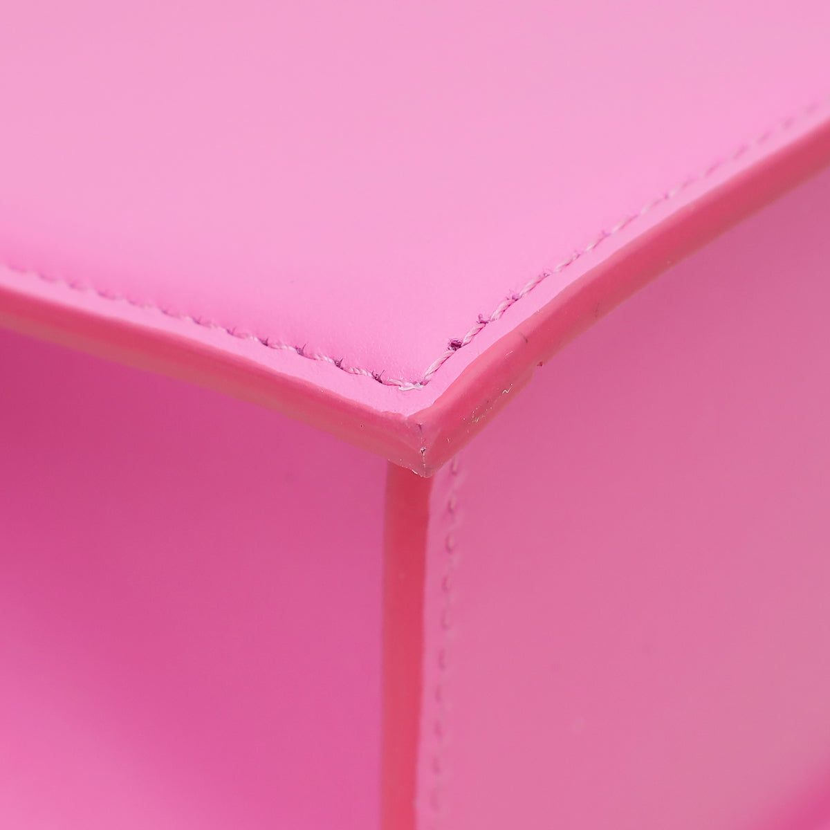 Jacquemus Neon Pink Le Grand Chiquito Top-Handle Large Bag