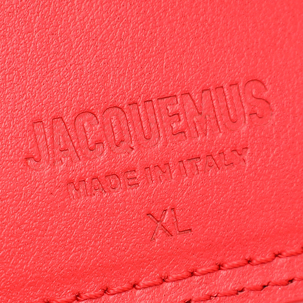Jacquemus Red La Ceinture Carree Pouch Belt