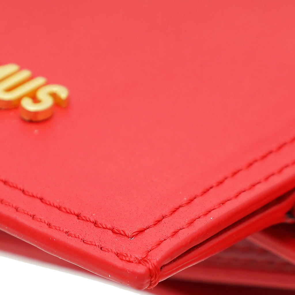 Jacquemus Red La Ceinture Carree Pouch Belt