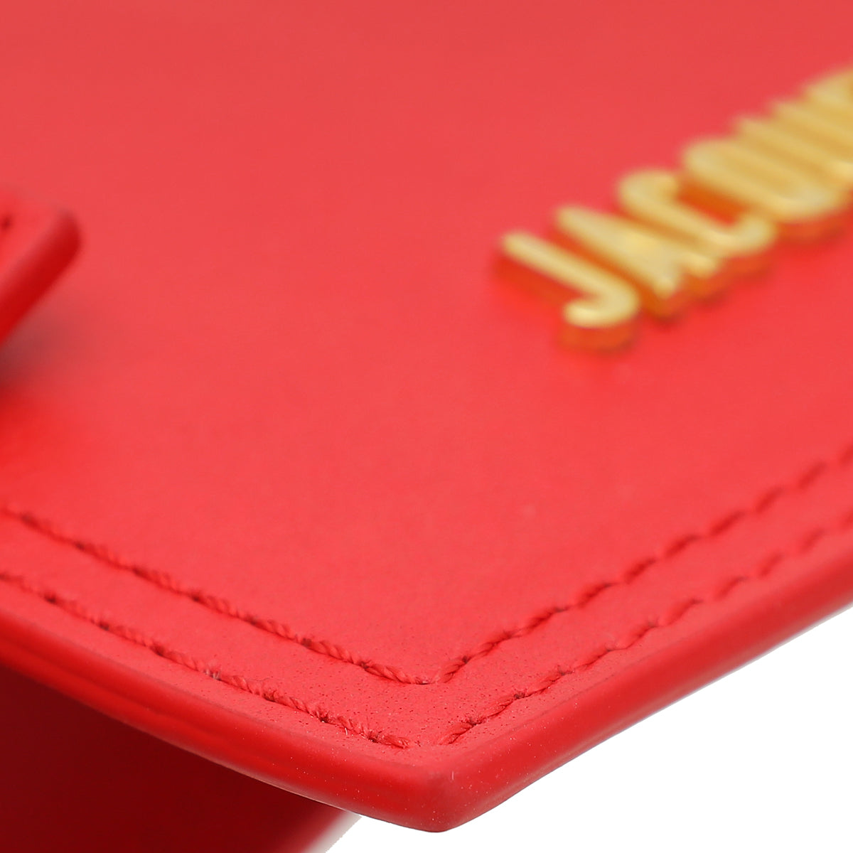 Jacquemus Red La Ceinture Carree Pouch Belt