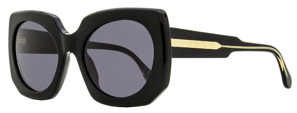 Marni Jellyfish Lake Square Sunglasses RYM Black 56mm Black