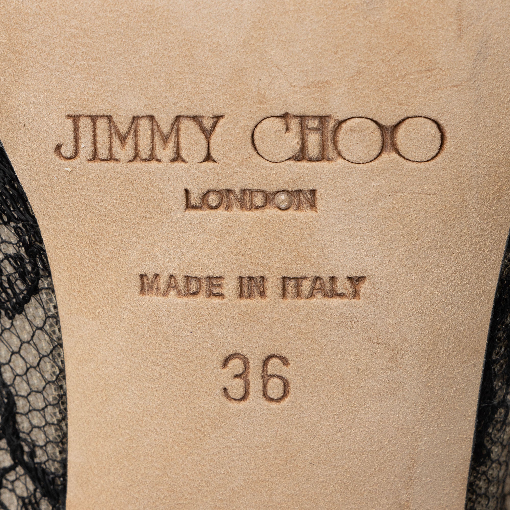 Jimmy Choo Lace Nova Slingback Pumps - Size 6 / 36