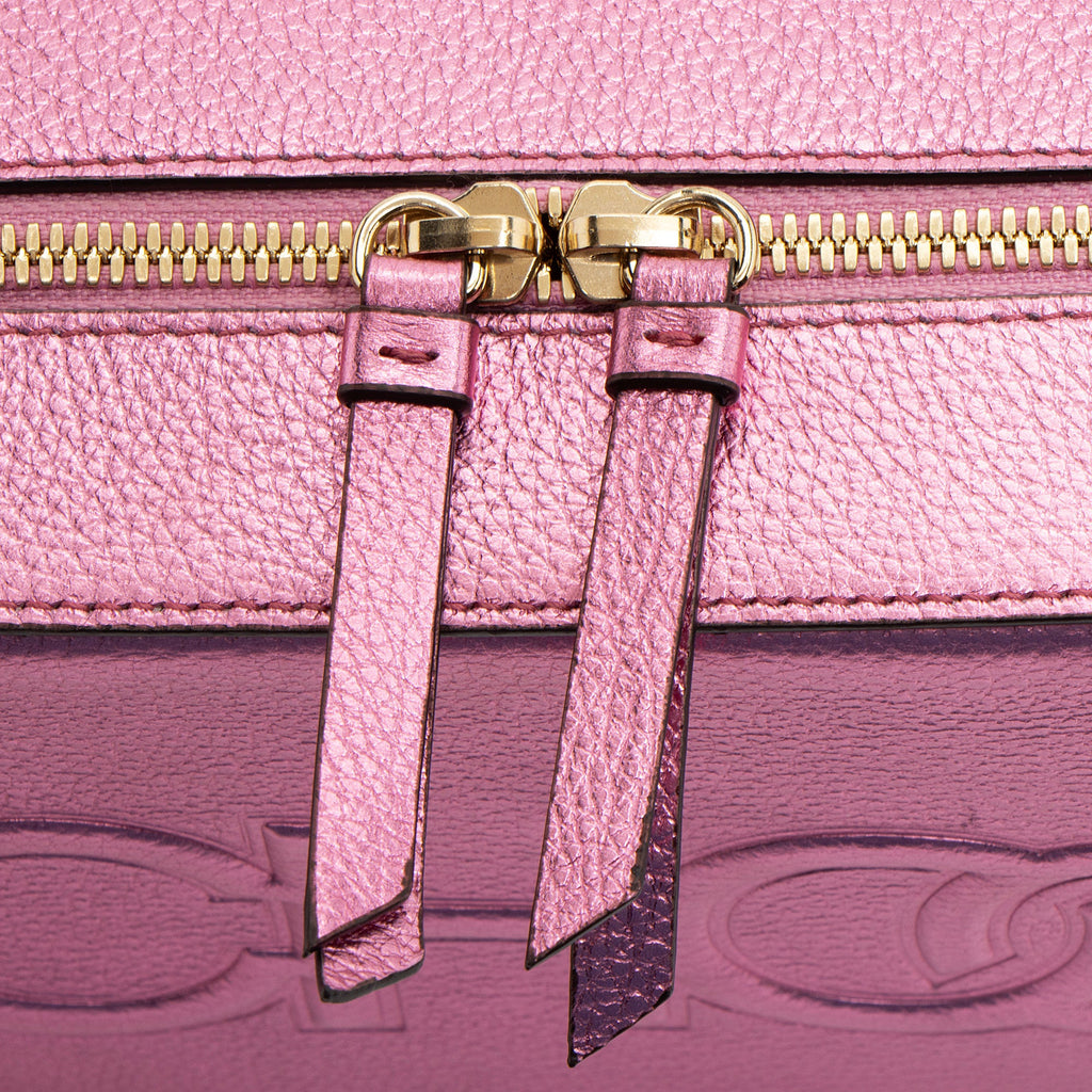 Jimmy Choo Metallic Calfskin Balti Camera Bag