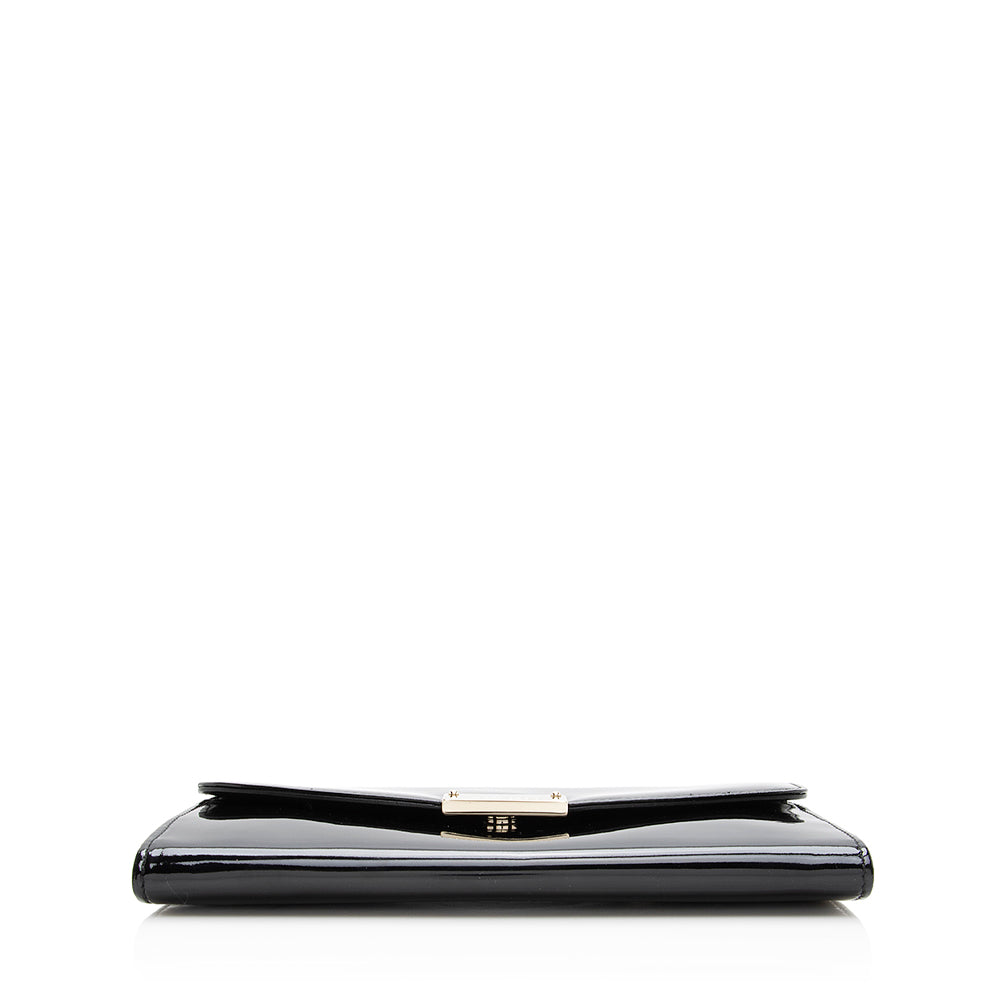 Jimmy Choo Patent Leather Clutch (SHF-19708)