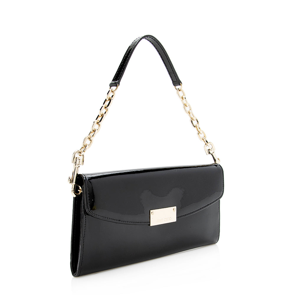 Jimmy Choo Patent Leather Clutch (SHF-19708)