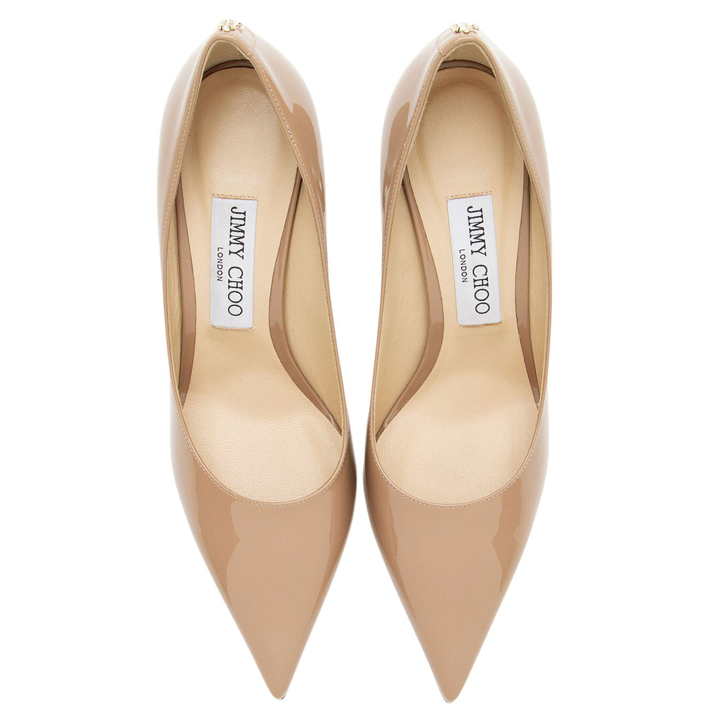 Jimmy Choo Patent Leather Love 85 Pumps - Size 7.5 / 37.5